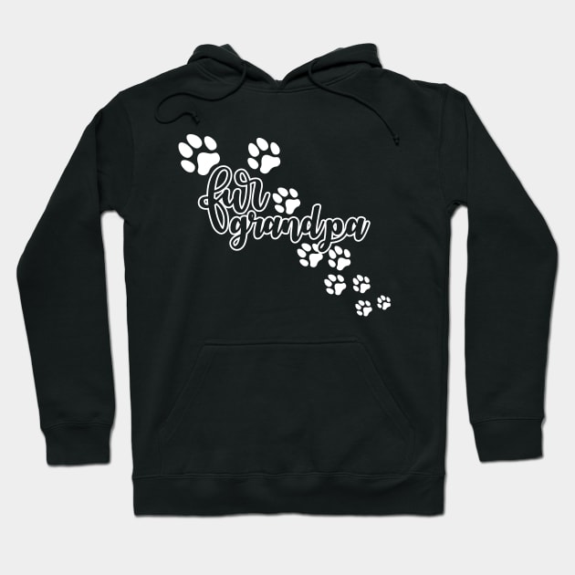 Fur Grandpa Dogs Footprint Hoodie by ThyShirtProject - Affiliate